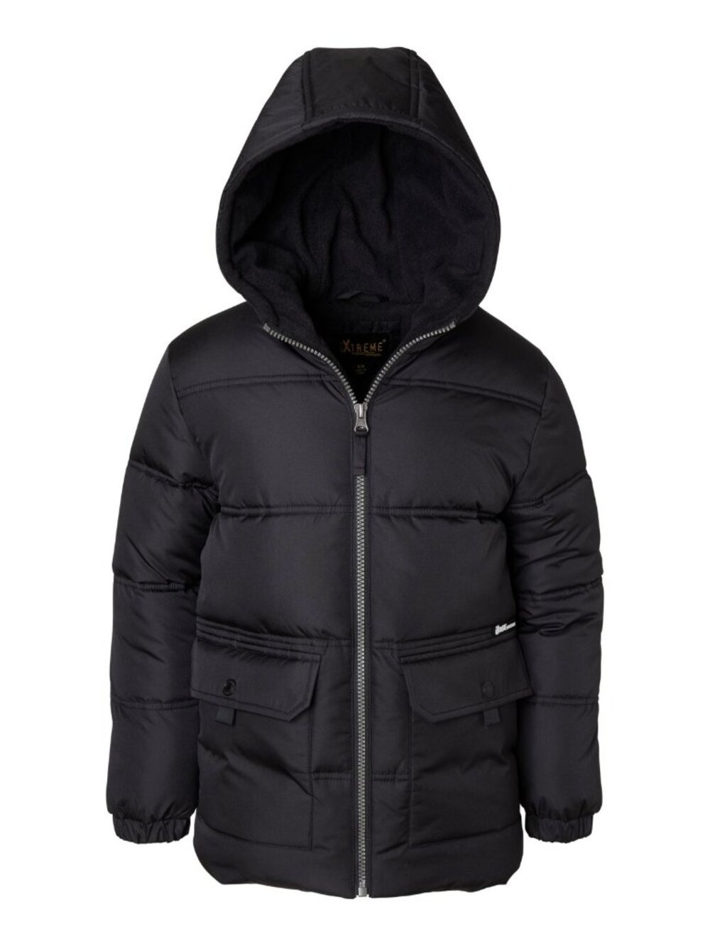 Wippette Toddler & Little Boys iXtreme Big Pocket Puffer Coat Black Size 2T NWT